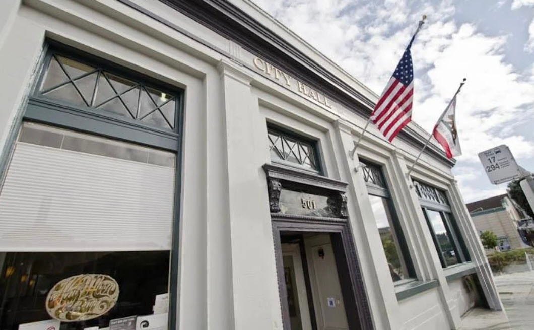 City hall building representing efficient local government