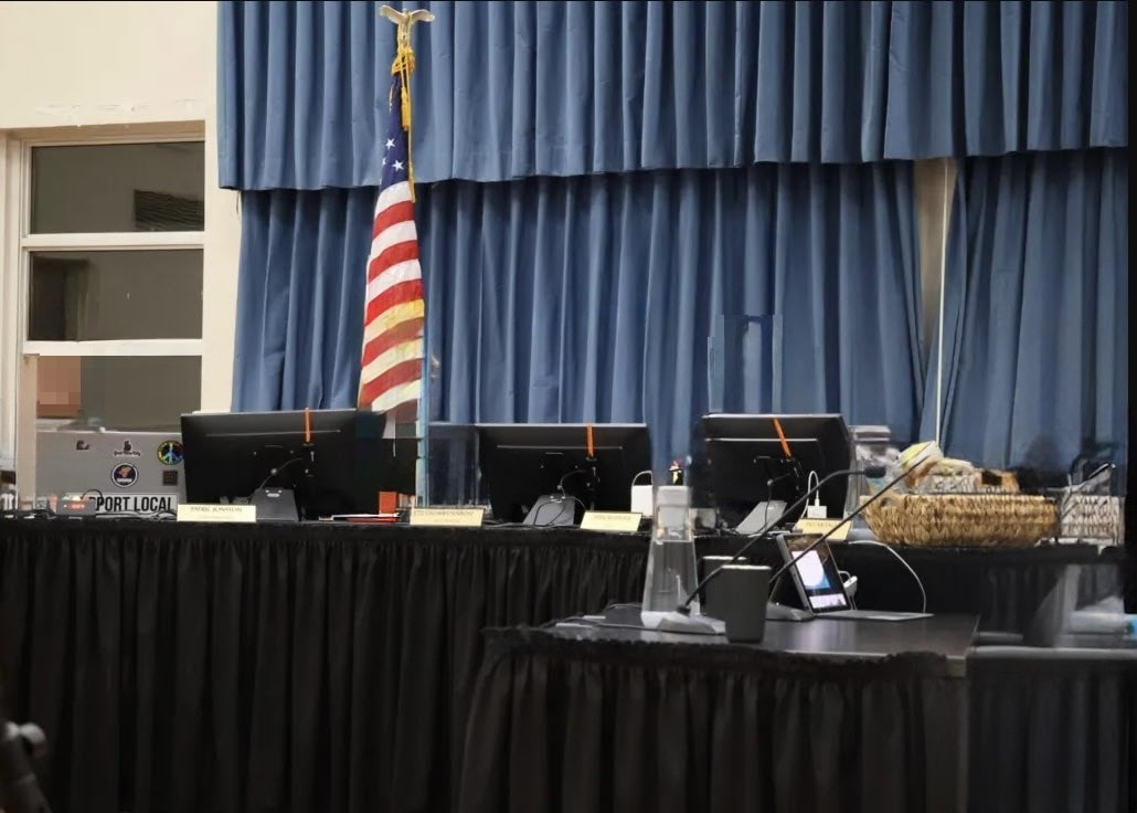 Half Moon Bay community members gathered at a public meeting